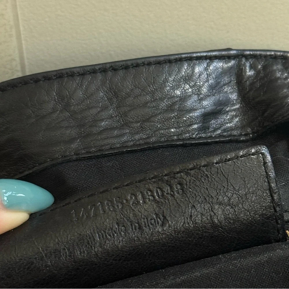 Balenciaga Motocross Black Leather Hobo Bag - Picture 7 of 8